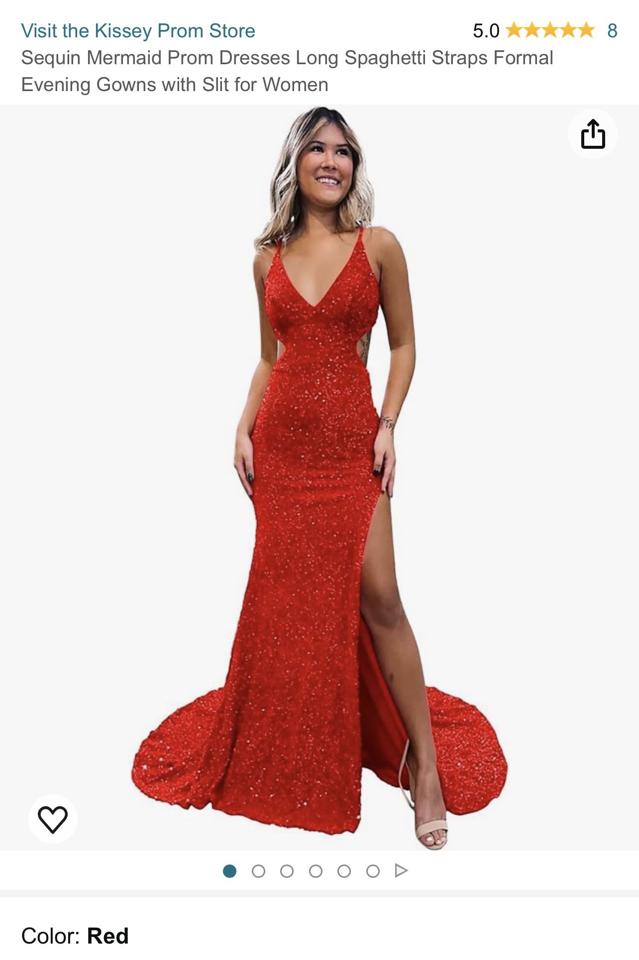 Red Sparkly Prom/Formal Dress