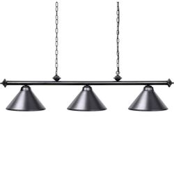 $120 WELLMET 3-LIGHT POOL TABLE HANGING LIGHT 