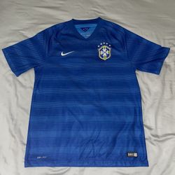 Nike Brazil Away 2014 Soccer Jersey (L)