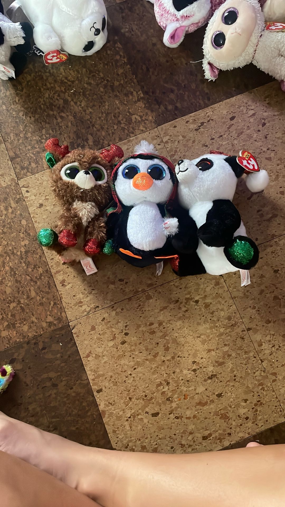 3 Christmas Beanie Boos