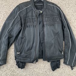 Genuine Harley Jacket- Perforated Leather