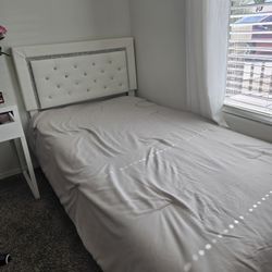 Twin Bed Frame With LED Lights