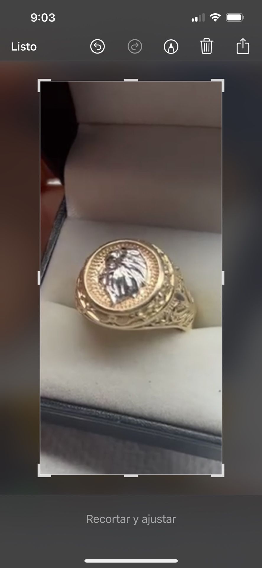 Eagle Ring 14k 9 Gramo