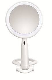 Conair Plastic Double-Sided Lighted Makeup Mirror - Lighted Vanity Makeup