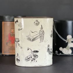 MCM Vanity Trash Can Hollywood Regency VTG