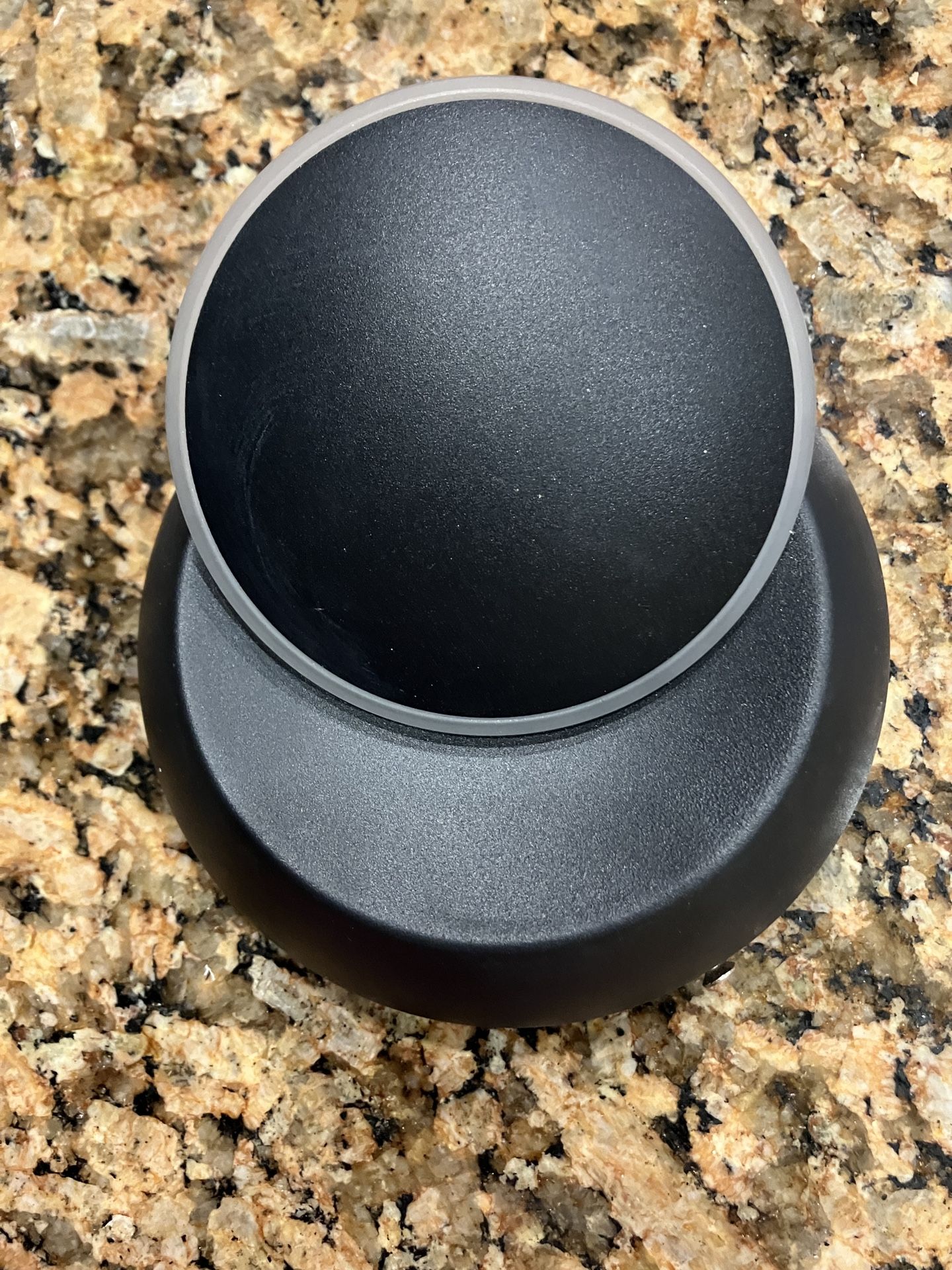 2 LED Sconces - Black 5.5” Diameter