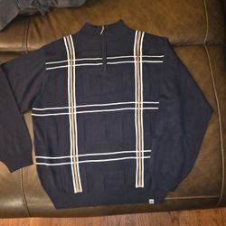 Men's Stacy Adams 1/4 Zip Sweater