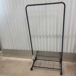 Clothes Rack on wheels $25