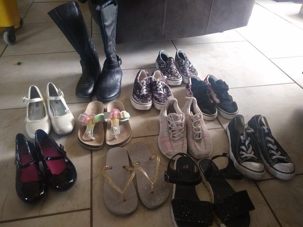 Little Girl Shoes Lot