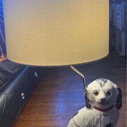 Working Vintage Dog Lamp