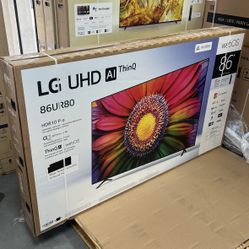 LG 86” UR8000 4K HDR 120 HZ Smart Tv