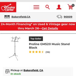 Proline GMS20 Music Stands 