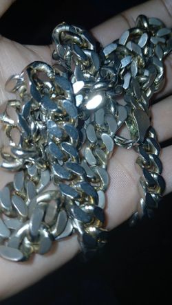 Vintage Russian Men's Chain Heavy Sliver