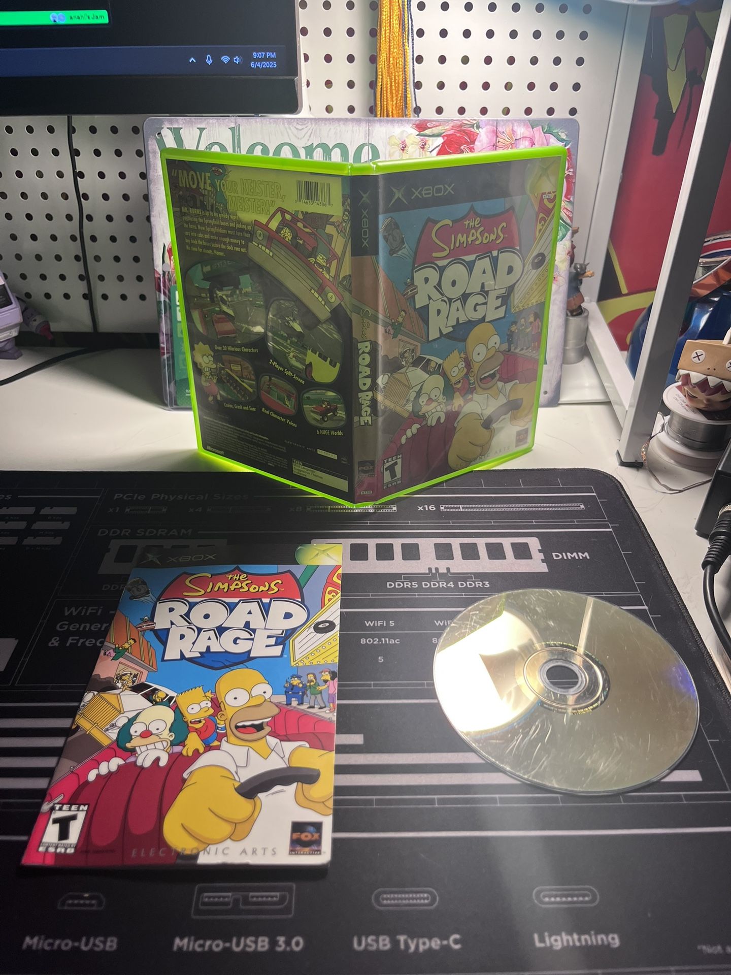 The Simpsons: Road Rage Xbox.( Not Tested)