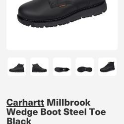 Like New Carhart Size 13 Steel Toe Work Boots