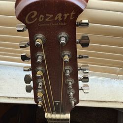 Cozart Custom Hand Made 12-String Acoustic-Electric Guitar