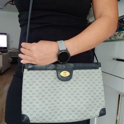 Authentic Vintage Gucci GG Monogram Micro Guccissima Crossbody Bag