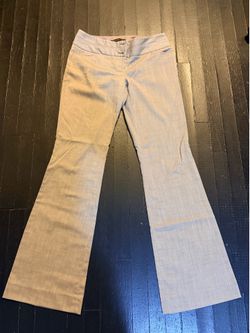 The Limited Women's  Bootcut Dress Pants Twill Flat Front Pockets Workwear