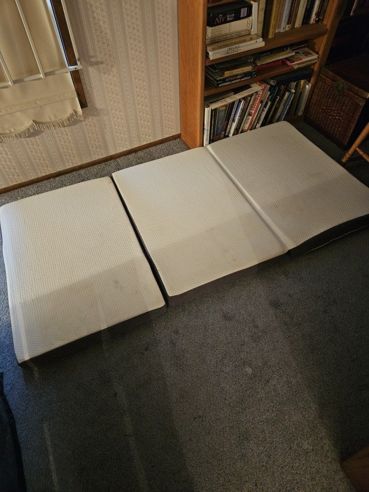 2 Single Size Fold-up Camping Mattresses