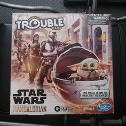 Hasbro Gaming Trouble: Star Wars The Mandalorian Edition Board Game
