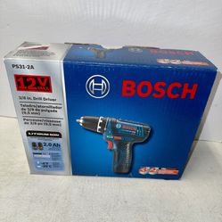 Bosch PS31-2A. 12v Cordless Drill Driver With 2 Batteries, Charger and Storage Bag