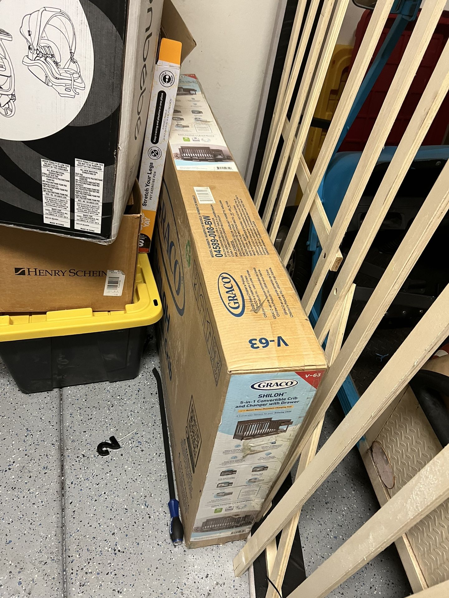 Graco Crib + Changing Station BRAND NEW!!