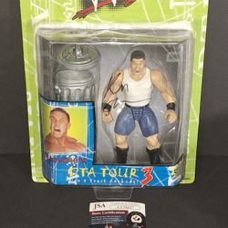 🔥 Ken Shamrock autographed action figure JSA COA 🔥