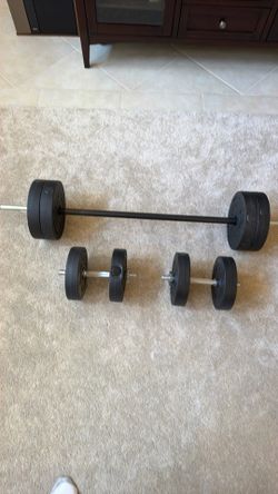 Weight set 100 lbs