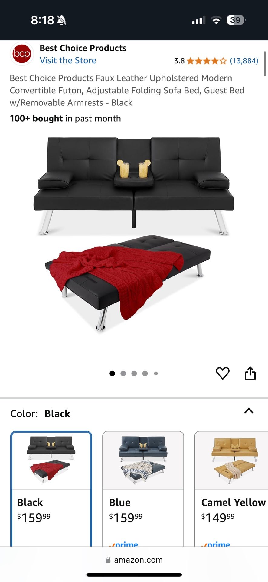 Black Futon