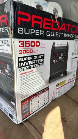 Predator 3500W Super Quiet Inverter Generator