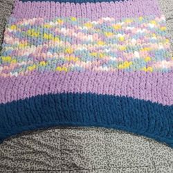 Hand Knit Blanket