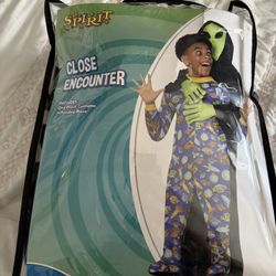 Alien abduction kids costume