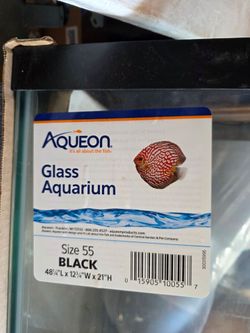 Aqueoun glass aqurium, 55 gal, brand new