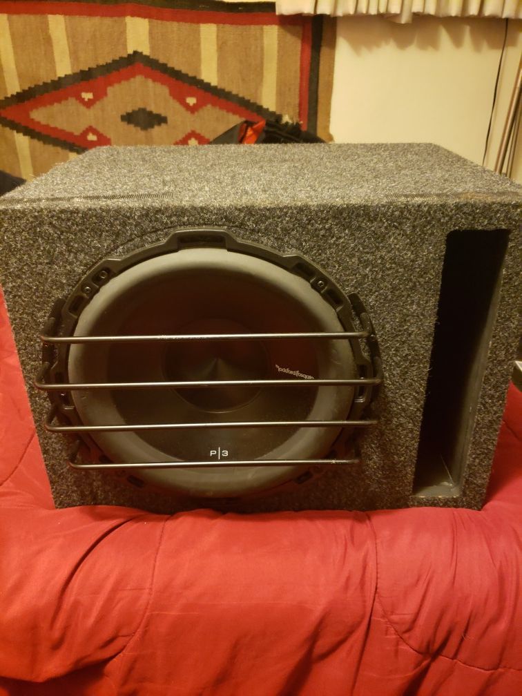 12" P3 Subwoofer with built-to-specs box