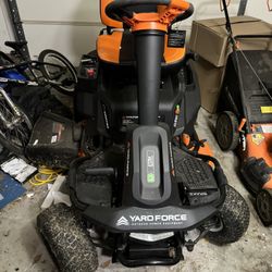 Yardforce 56v Battery Powered Riding Lawn Mower 