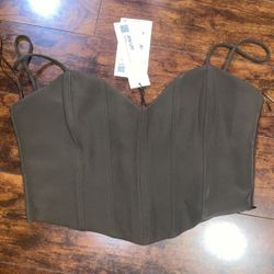 Zara Brown Top