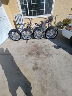 Rims with tires