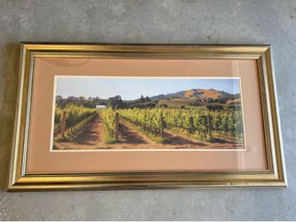 Vineyard Landscape Painting from March Air Force Base