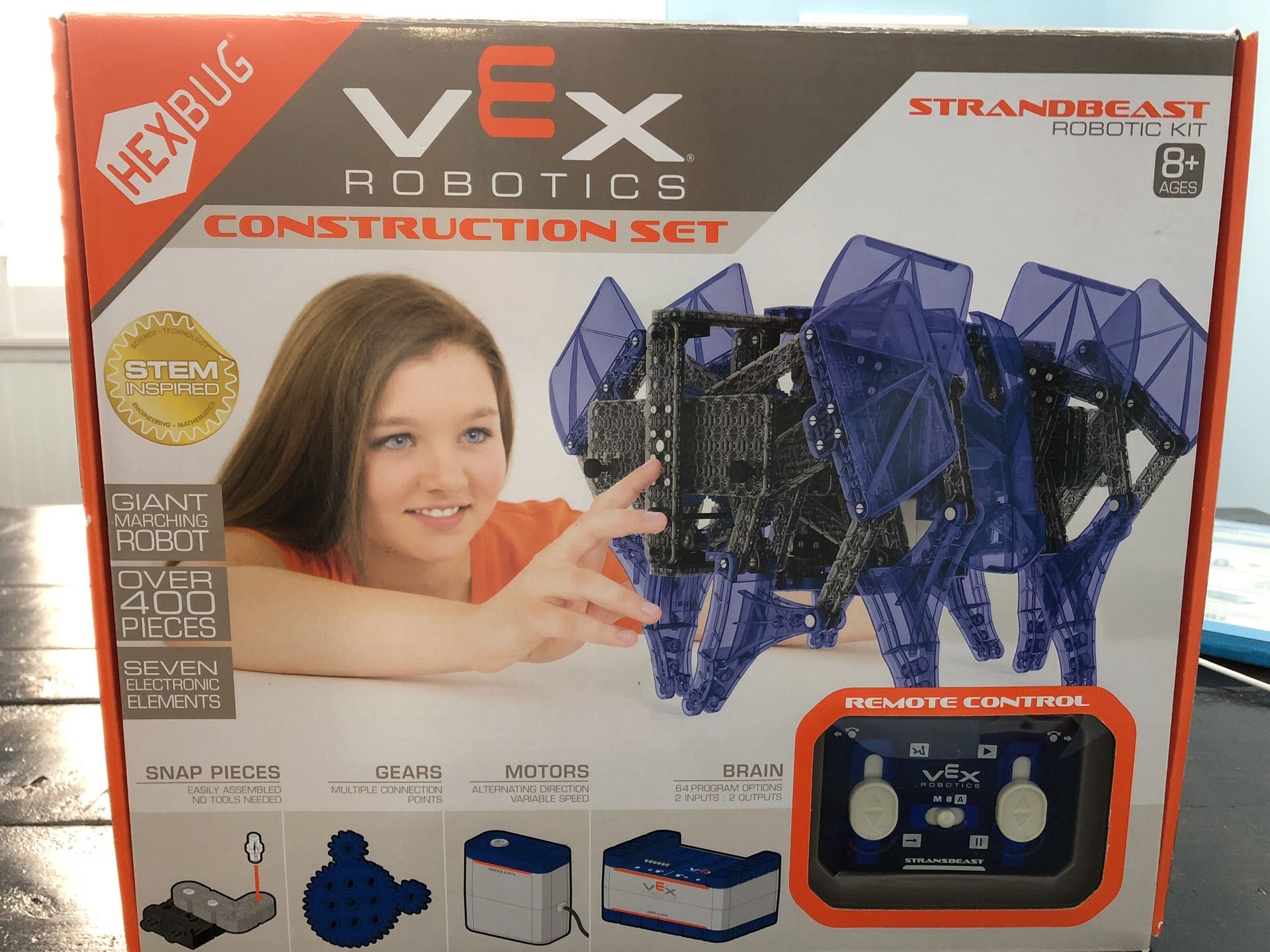 STEM toy: VEX Robotics Strandbeast Robotic Kit by Hexbug (Opened but Never Used)