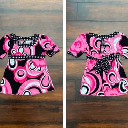Baby Girl Clothes Little Girls Byergirl Pink Short Sleeve Top With Tie In The Back Size 6T