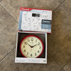 Body Scale And Clock New 