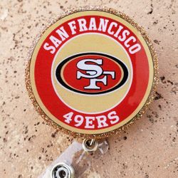 SF 49ers Badge Holder