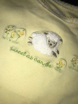 Sweet as Can Be yellow onsie