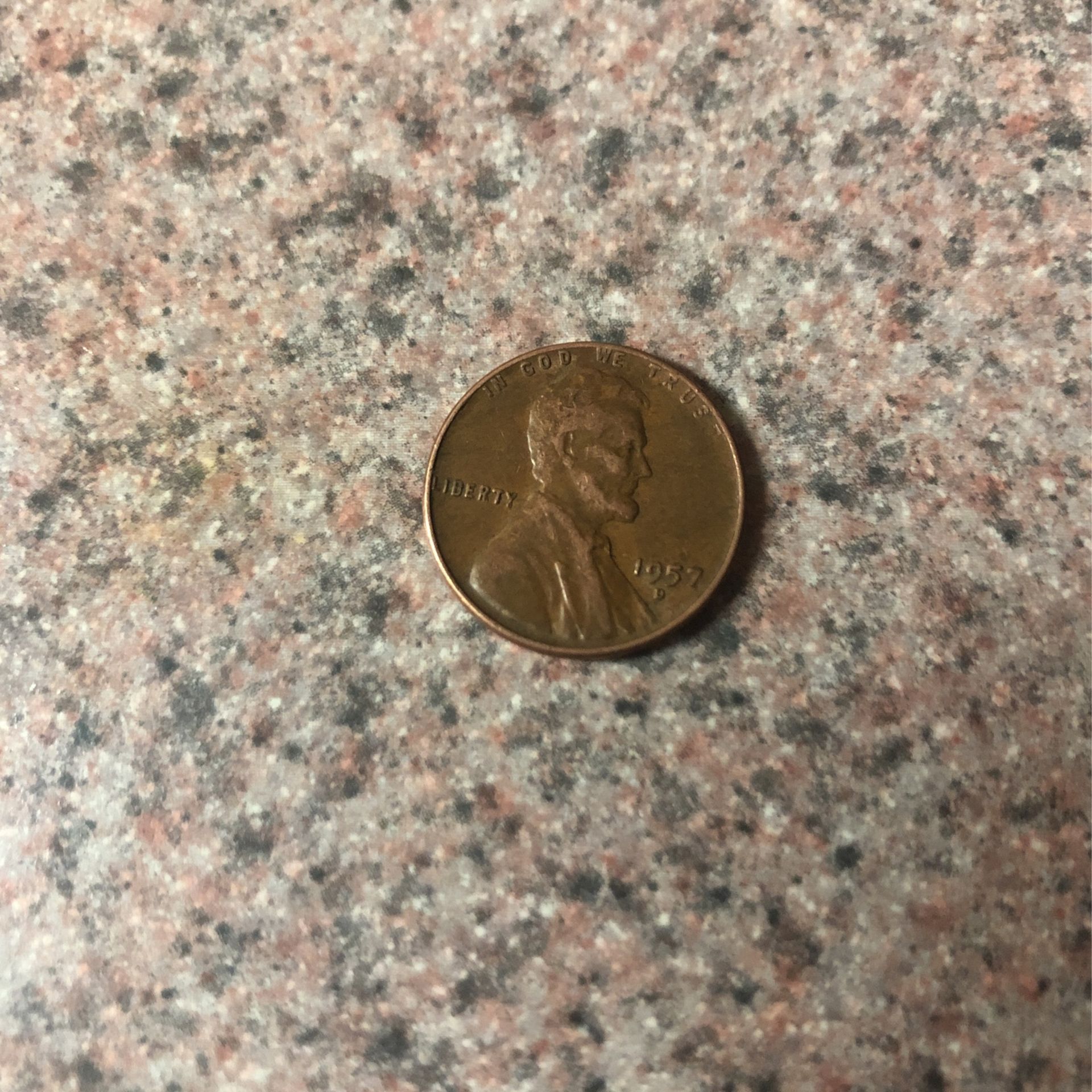 1957  D Wheat Penny