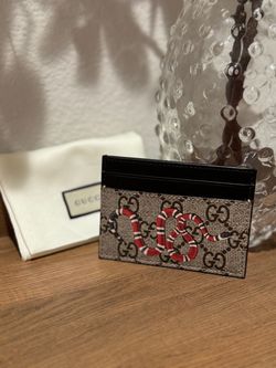 Leather wallet card holder