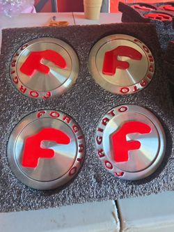 Forgiato Spinning Center Caps (4pcs)