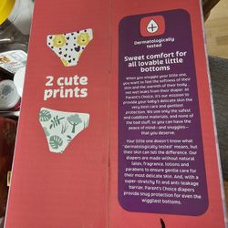 Parent's Choice Dry & Gentle Diapers With 2 Cute Prints, Size 7, 120 Count -$20/box