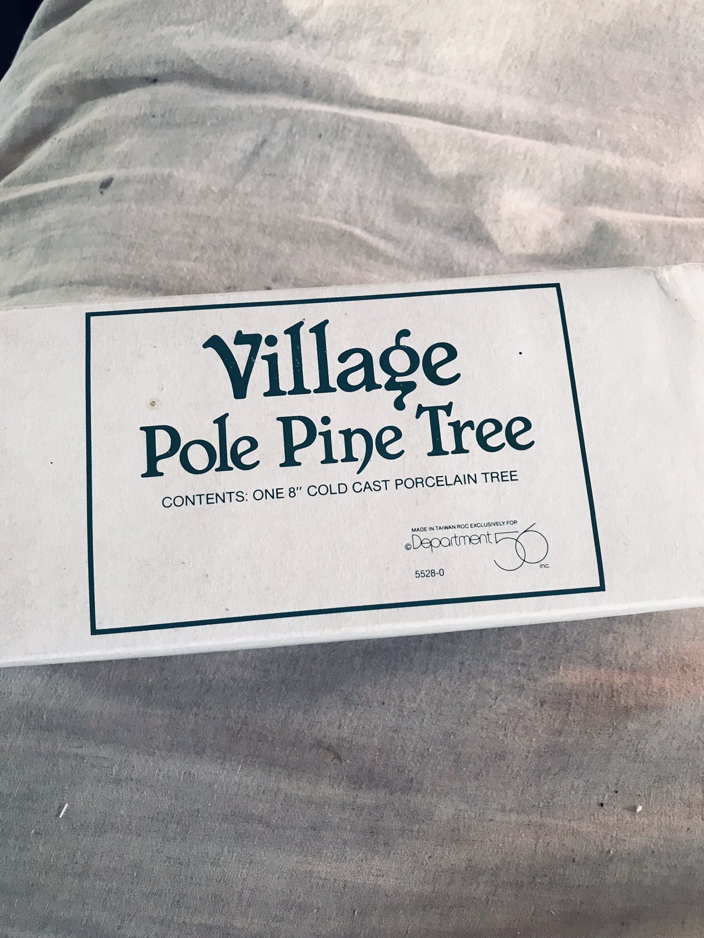 Department 56 pole pine tree Village accessory