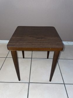 Brown Wooden Foot Stool