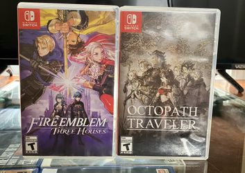 Octopath Traveler, Fire Emblem Three Houses (Cases Only)